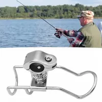 Fishing Rod Holder Portable Anti-rust High-polished Fishing Rod Bracket Sea Boat Fishing Guardrail Pole Support Fishing Gear