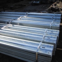 Safety Traffic Corrugated W Beam GI Hot Dipped Galvanized Steel Guardrails