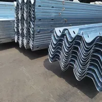 Cost Effective Galvanized/Steel/Roadside Guardrail / Crash Barrier for Bridges Curves and Slope Safety Applications with ISO9001 CE