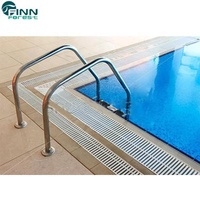High Quality Stainless Steel Swimming Pool Step Ladder 4 Step Pool Ladder Rungs and Handrails