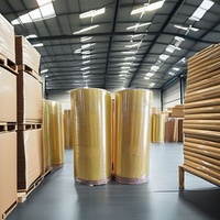 35mic to 65mic Brown Transparent Acrylic Adhesive Tape Jumbo Roll Packing Tape Bopp Tape Mother Jumbo Roll