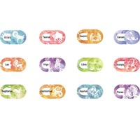 Mini Wholesale 12 Zodiac Cute Animal Image Plastic Webcam Cover For Laptop Cell Phone Camera Privacy Guardrail Cover