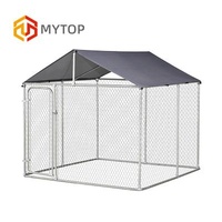 Safety Guardrail Gate Door Fence Stainless Steel Pet Fence Dog Stocked Animal Fence Cage