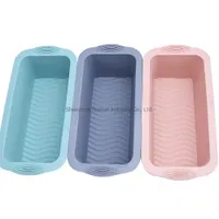 Large Size Square Silicon Mold Manufacture Rubbers Pastry Rubber Making Rectangle Tray Epoxy Candy Molds Silicone
