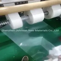 Szjohnson Self Adhesive Transparent BOPP with 38 Mic Clear Pet Liner for Water Bottle Label Printing