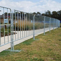 3meter Events Public Metal Crowd Control Pedestrian Guardrail System Sheets Aluminum