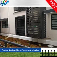 Pengxiang Aluminum Customized Color Stair Handrail Outdoor Metal Handrail for Steps