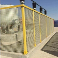 Fiberglass Frp Grp Fencing Farm Handrail Garden GRP Handrail Guardrail Fence Post