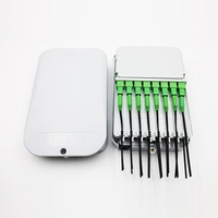 Fiber Distribution Enclosures IBERVISION 8 Core Indoor Outdoor Fiber Optic Termination Box ABS Fiber Acces