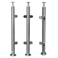 Stainless Steel Tube Balustrade Handrail Railing Support 316 Material Glass Handrail Post