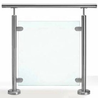 Handrail Railing Support 316 Material Glass Handrail Post
