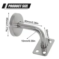 Handrail Bracket Wall Brackets Stair Wall Mounted Brackets Support Hand Rail Hardware Hand Rail Balustrade Bracket