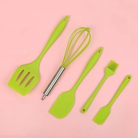 Silicone Baking Utensils 5-piece Non-stick Pan Cooking Pastry Utensils Set for Kitchen