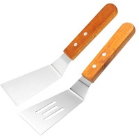 Viable Baking Accessories Stainless Steel Cake Pusher Pastry Spatula Pizza and Food Shovel Cutter