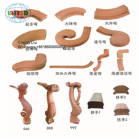 Oak Wood Handrail Wooden Stair Railing