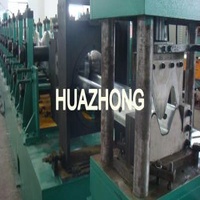 12 Forming Station Automatic Highway Guardrail Roll Forming Machine PLC Control with Touch Screen
