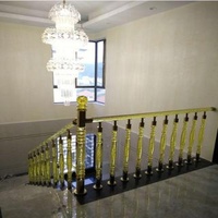 Staircase/fence/balustrade ect. 2020 hot sale plexiglass acrylic handrail balustrade