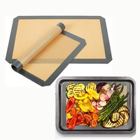 Versatility Reusable Silicone Pastry Baking Mat Heat Resistant Oven Liners Food Safe Cookie Baking Liners