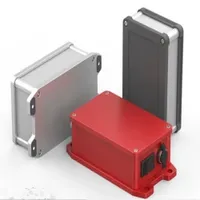 Custom Metal Waterproof Extruded Aluminum Electrical Enclosures Aluminum Housing Extrusion Power Pack Box Enclosures