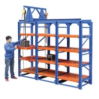 Low Price Racking Adjustable Metal Shelf And Racks Warehouse Storage Mould Metal Rack Shelf Customised Strong Load Bearing