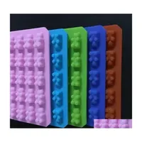 Baking Pastry Tools Fashion 50 Cavity Sile Gummy Bear Chocolate Mold Candy Maker Ice Tray Jelly Mods Childrens Cake Diy D0026 Drop Dhrzo