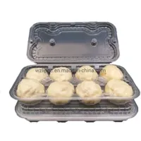 Food Factory Pastry Tray, One-Time Frozen 8-Grid Raw Frying Box