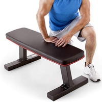 Long-Lasting Compact Flat Bench for Home Workouts for Fitness Racks & Benches