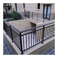 Screw DIY Out Indoor Galvanized Steel Metal Balustrade Design Aluminum Balcony Railing/Stair Railing/Deck Railing and Handrail