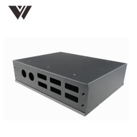 Custom Electrical Power Equipment Cabinet Weldon Metal Enclosure / Small Electronic Enclosures