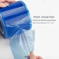 1200pcs Waterproof Tattoo Barrier Film Pro Disposable Clear Wrap Membrane Antifouling Adhesive Bandage 10x15cm 240202