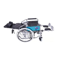 Functional wheelchair High back can be fully reclined removable handrail manual wheelchair
