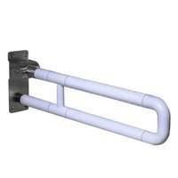 Durable Foldable Non Slip U Shape Wall Mounted Stainless Steel Toilet Grab Bar Safety Washroom Armrest Handrail Handrail
