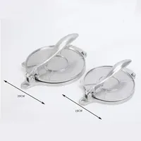 Baking Pastry Tools DIY Tortilla Press Maker Aluminium Alloy Manual Corn Tortillas Dough Pressing Kitchen Bakeware Cooking Accessories 230804