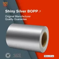 High-Quality 50µ M Gloss Silver BOPP Film for Glassine