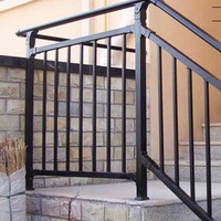 Hot Sale Staircase Guardrail Construction Floor Hallway Iron Fence