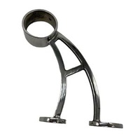 Modern Design Stainless Steel Handrail Bracket Satin Finish Plastic Material Glass Balcony Deck Outdoor Wall Railings Staircase