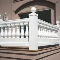 Auuan Durable High Density Polyurethane Baluster Balcony Balustrade Stair Railing Handrail