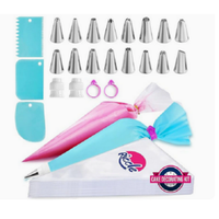 226 pieces cake decorating tip set Extrusion tip reusable pastry bag baking tool set