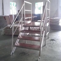 Stable Plywood Aluminum Stage Platform 18 Mm Thickness With Guardrails