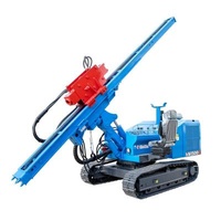 Road Guardrail Installation Machine Drop Hammer Pile Drive Solar Photovoltaic Photovoltaic Road Guardrail Machine