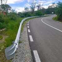 Steel w Beam Highway Guardrail