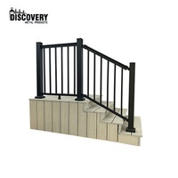 Custom Aluminium Wall Mounted Handrail Railing System With Handrail Posts of Temporary Handrail for Stairs