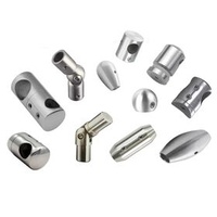 Handrail Accessory Stainless Steel 304 316 Through Bar Holder Best Pipe Balustrade Railing Fittings