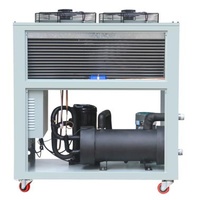 Building Material Shops 5HP Water Chiller Machine Chillers Water Cooled Industrial Chiller Machine Water Cooled Chiller For Plastic Machinery Turkey Russia Hot
