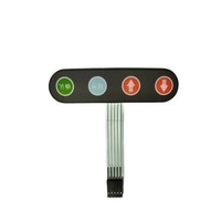 Deson Custom Capacitive Acrylic Touch Panel Faceplate Graphic Overlays Membrane Switch one button light touch membrane switch
