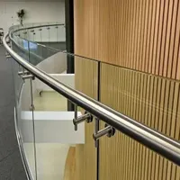 Wholesale Square Ajustable Stainless Steel Handrail Balustrade Staircase Railing Wall Bracket