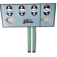 Custom Best quality waterproof push button switch membrane panel flat button switch