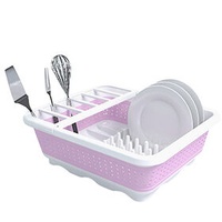 Expandable Drying Silverware Collapsible Dish Racks JX