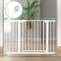High Quality Door Guardrail Metal+Abs Pet Baby Safety Gate Game Gate