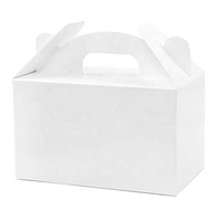 Wholesale Recyclable Custom White Cardboard Hand Held White Pastry Box Packaging Candy Packaging Boxes